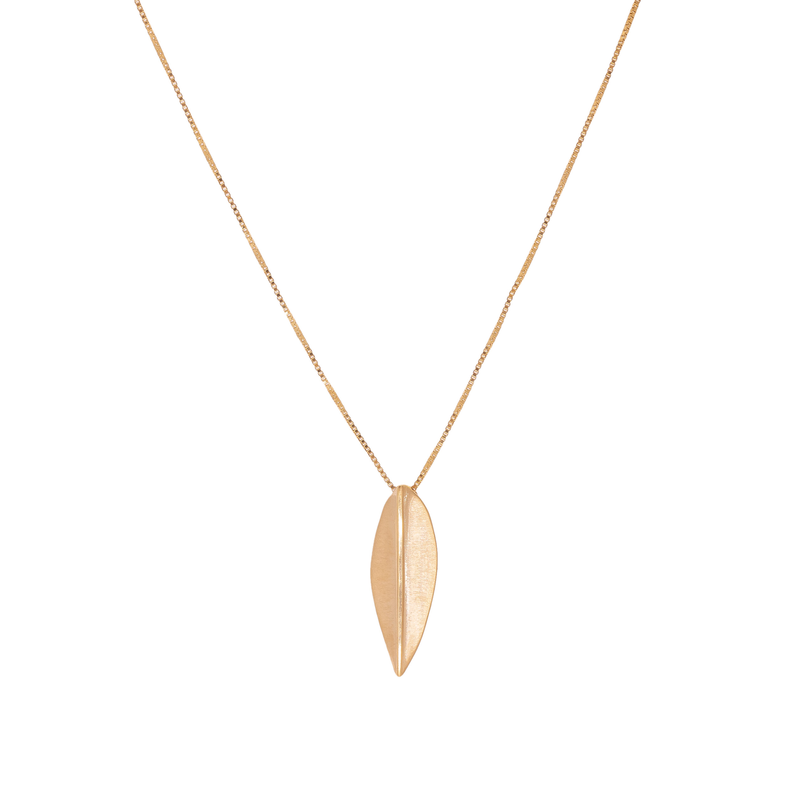 Pingente folha acetinado - Imagem 2